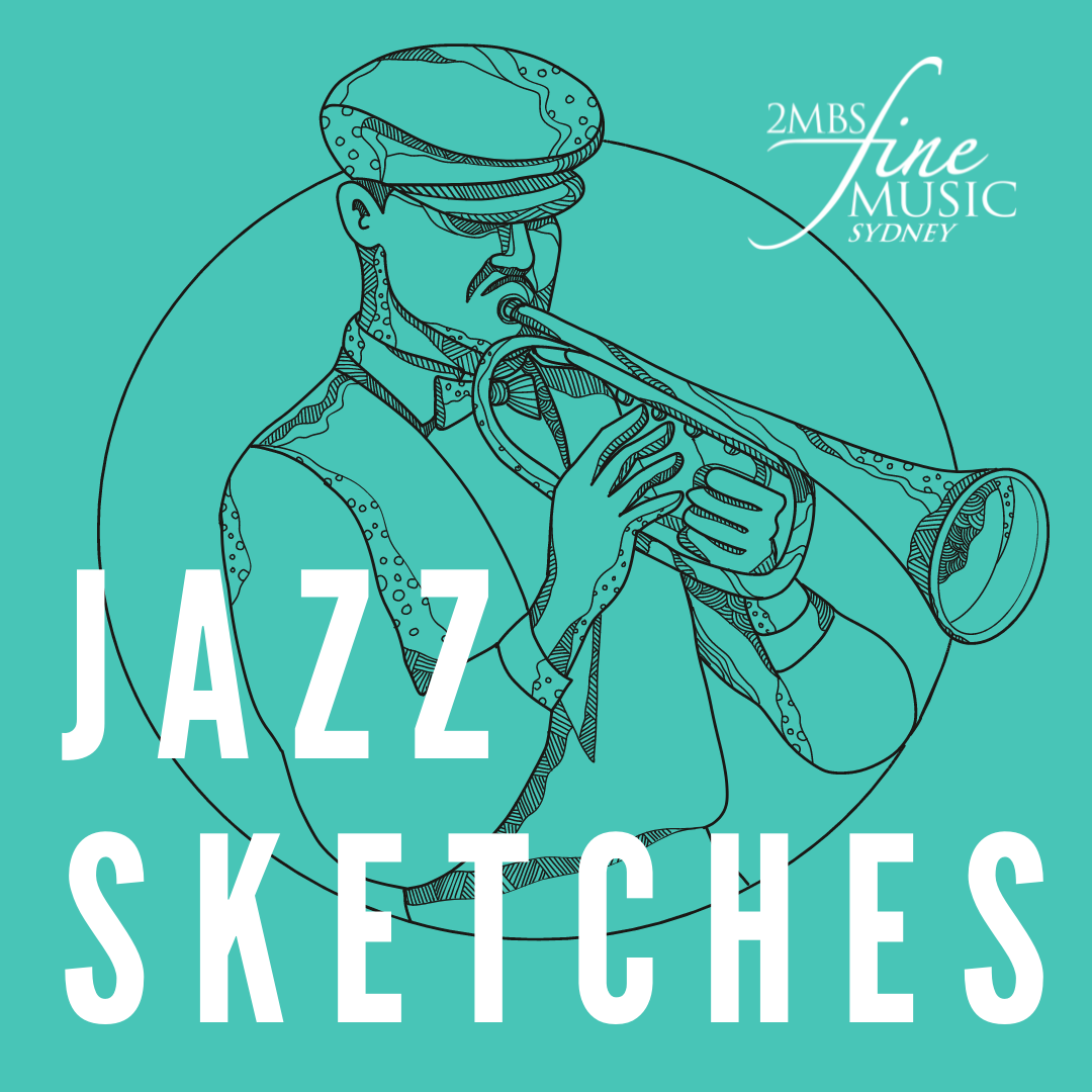 Wallpaper Roll jazz men (hand drawing collection of sketches) - PIXERS.CO.NZ