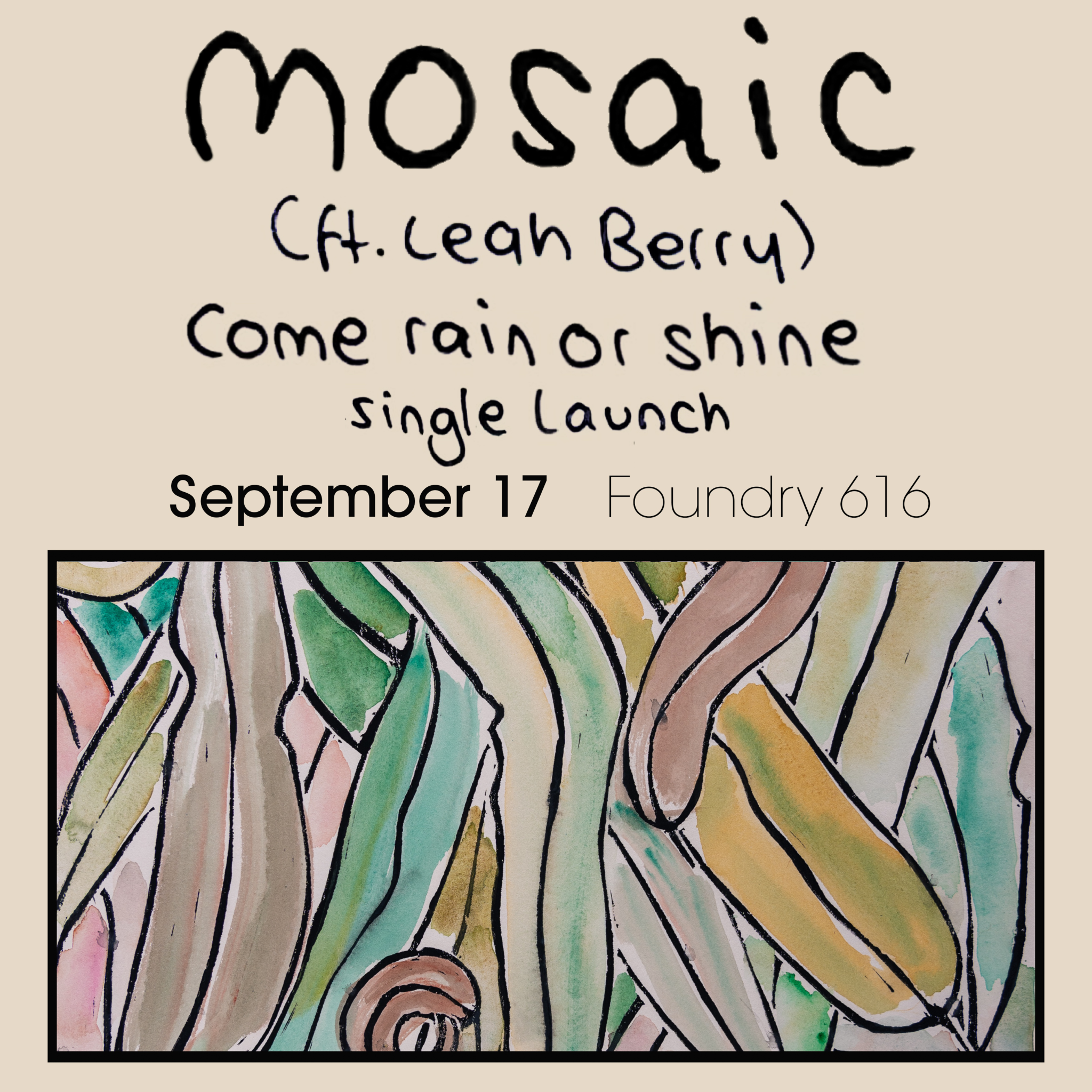 Mosaic Come Rain or Shine Single Launch 2MBS Fine Music Sydney