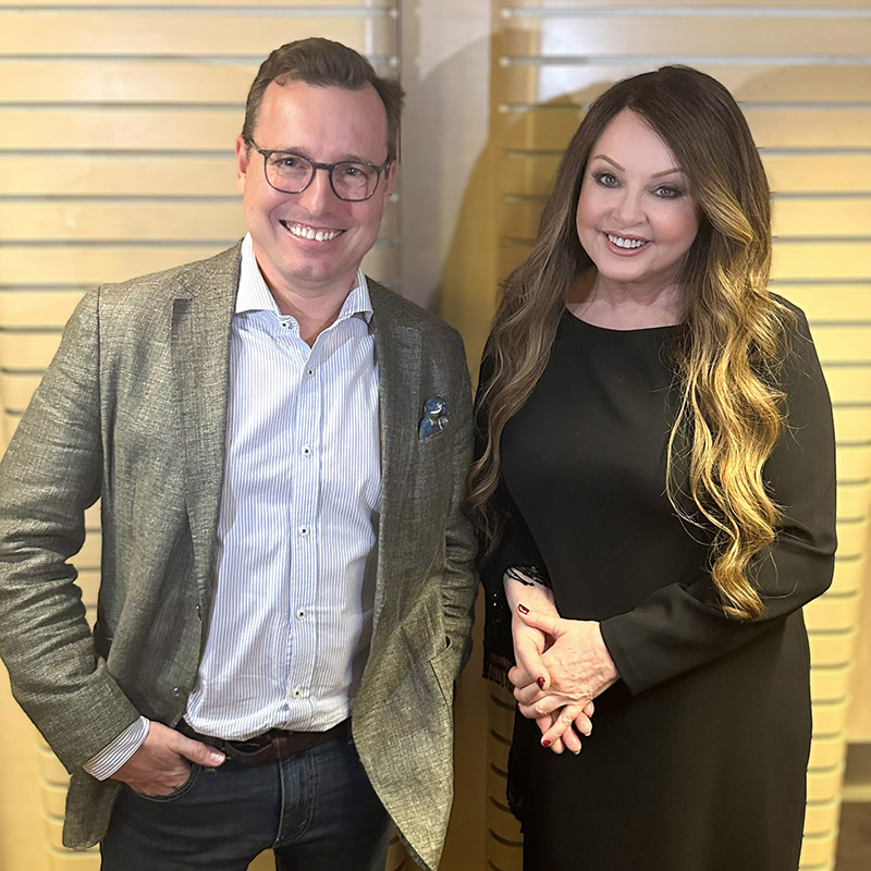Sarah Brightman with Simon Moore
