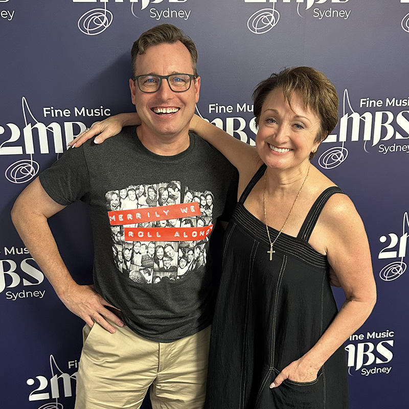 Caroline O'Connor with Simon Moore