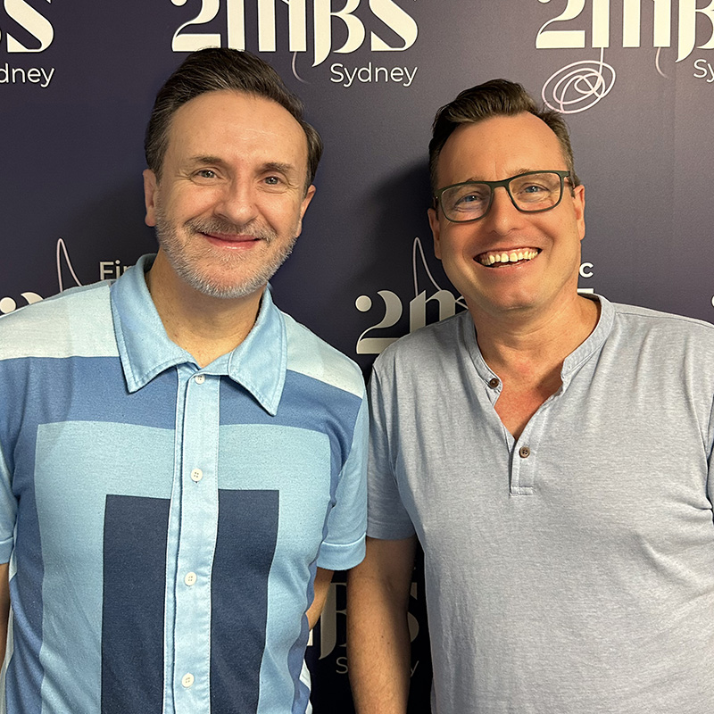 Mitchell Butel with Simon Moore