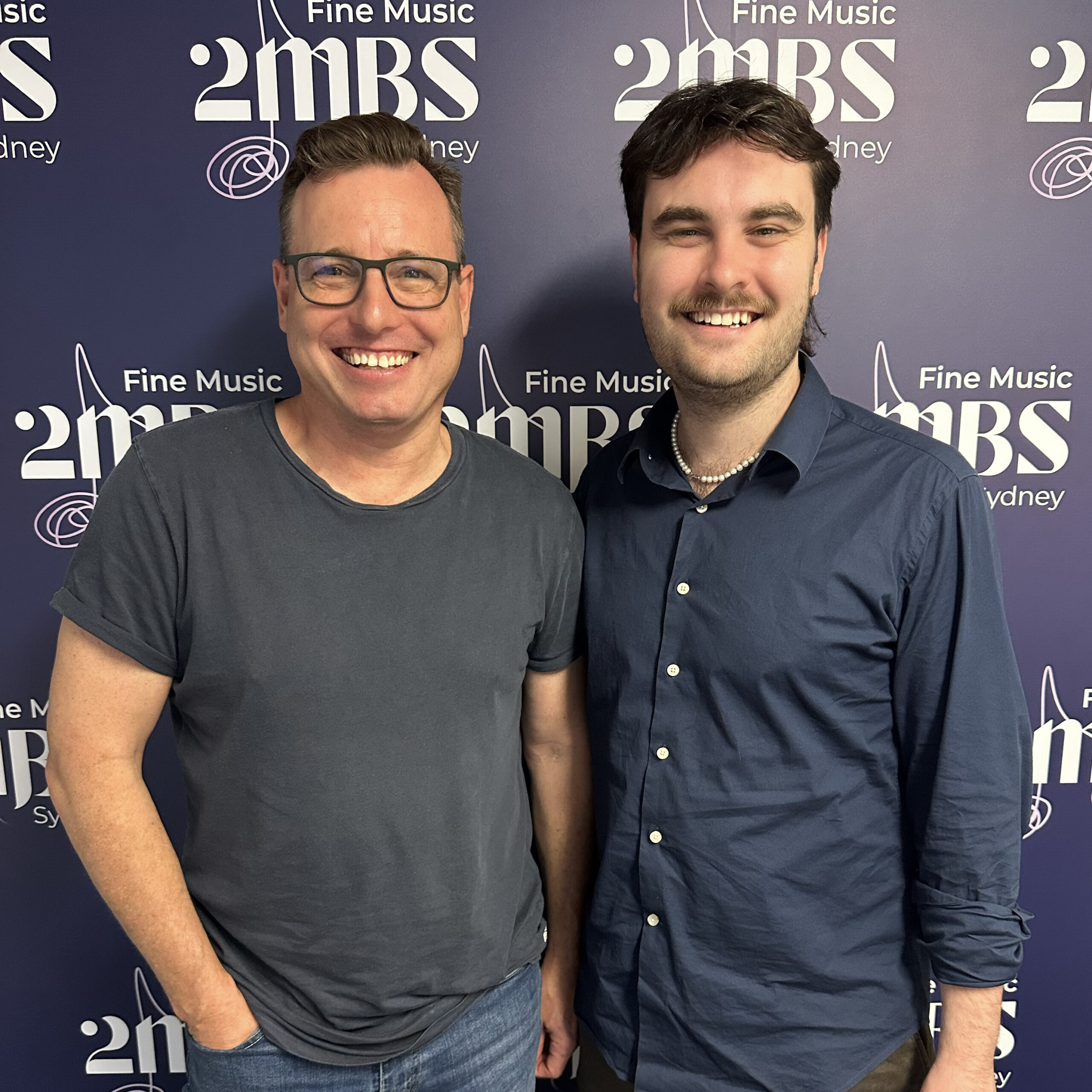 Sam Weller with Simon Moore