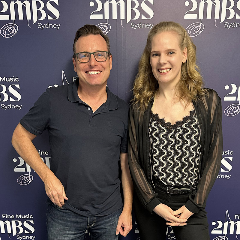 Simone Lamsma with Simon Moore