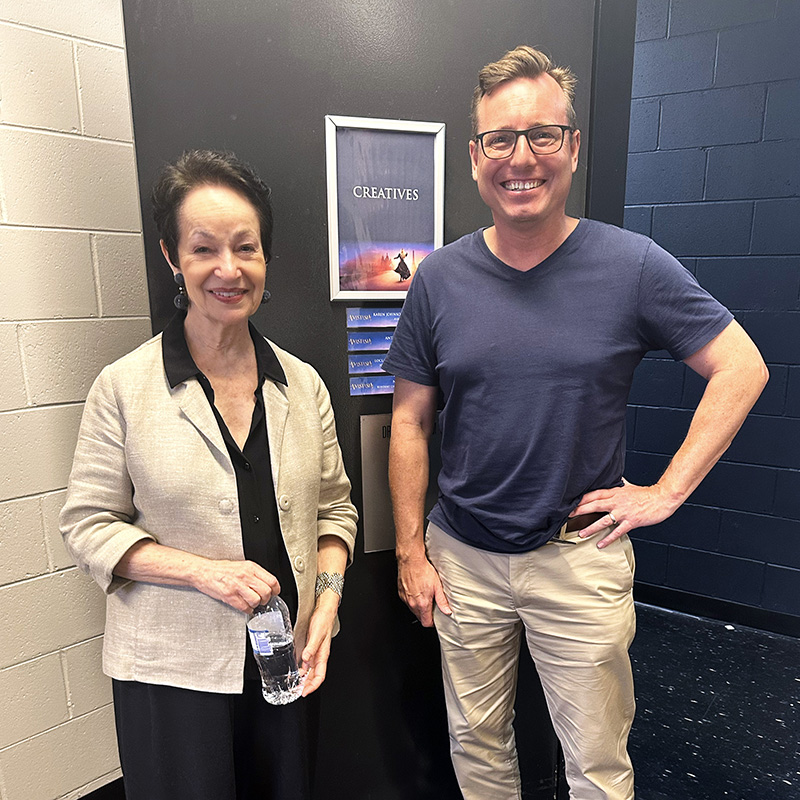 Lynn Ahrens with Simon Moore