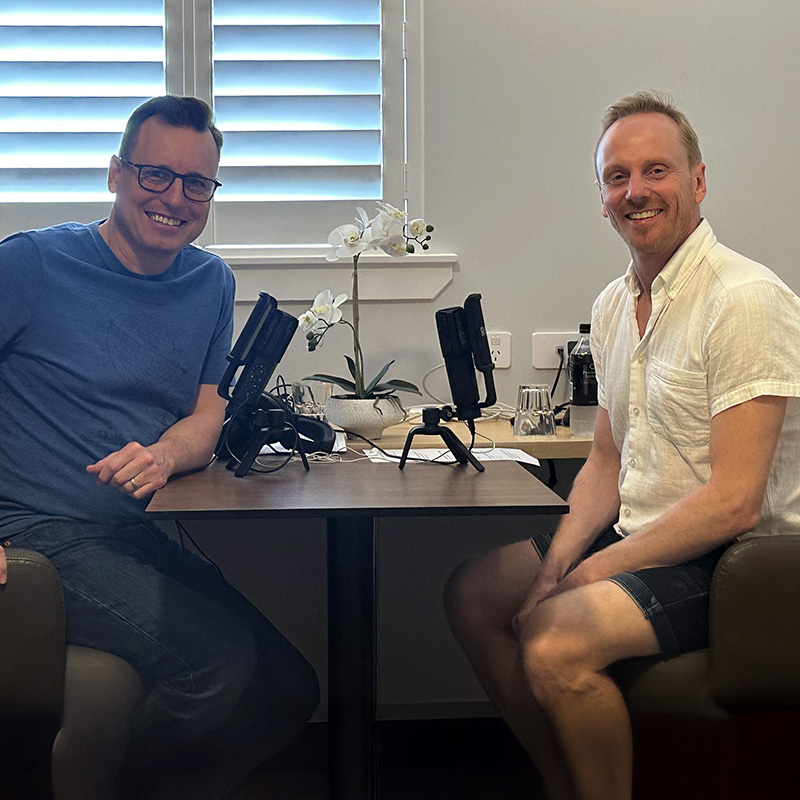 Dale Barltrop with Simon Moore