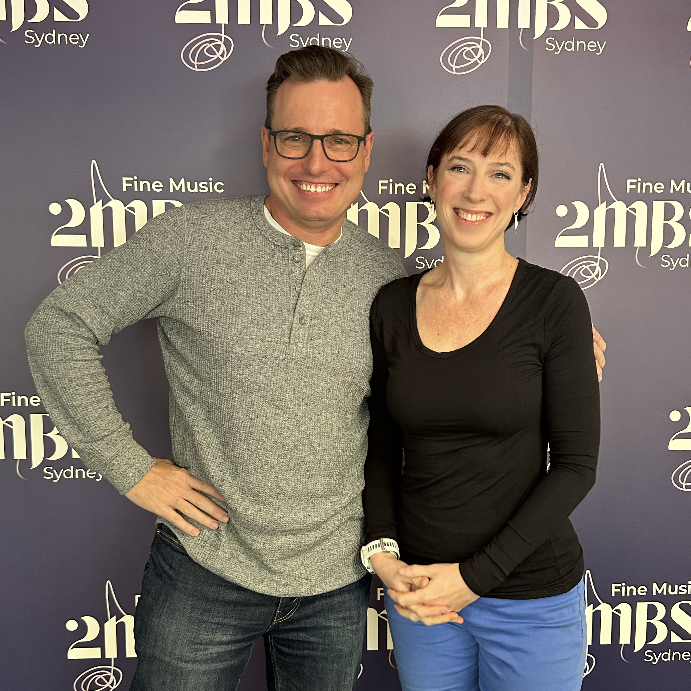 Madeleine Easton with Simon Moore