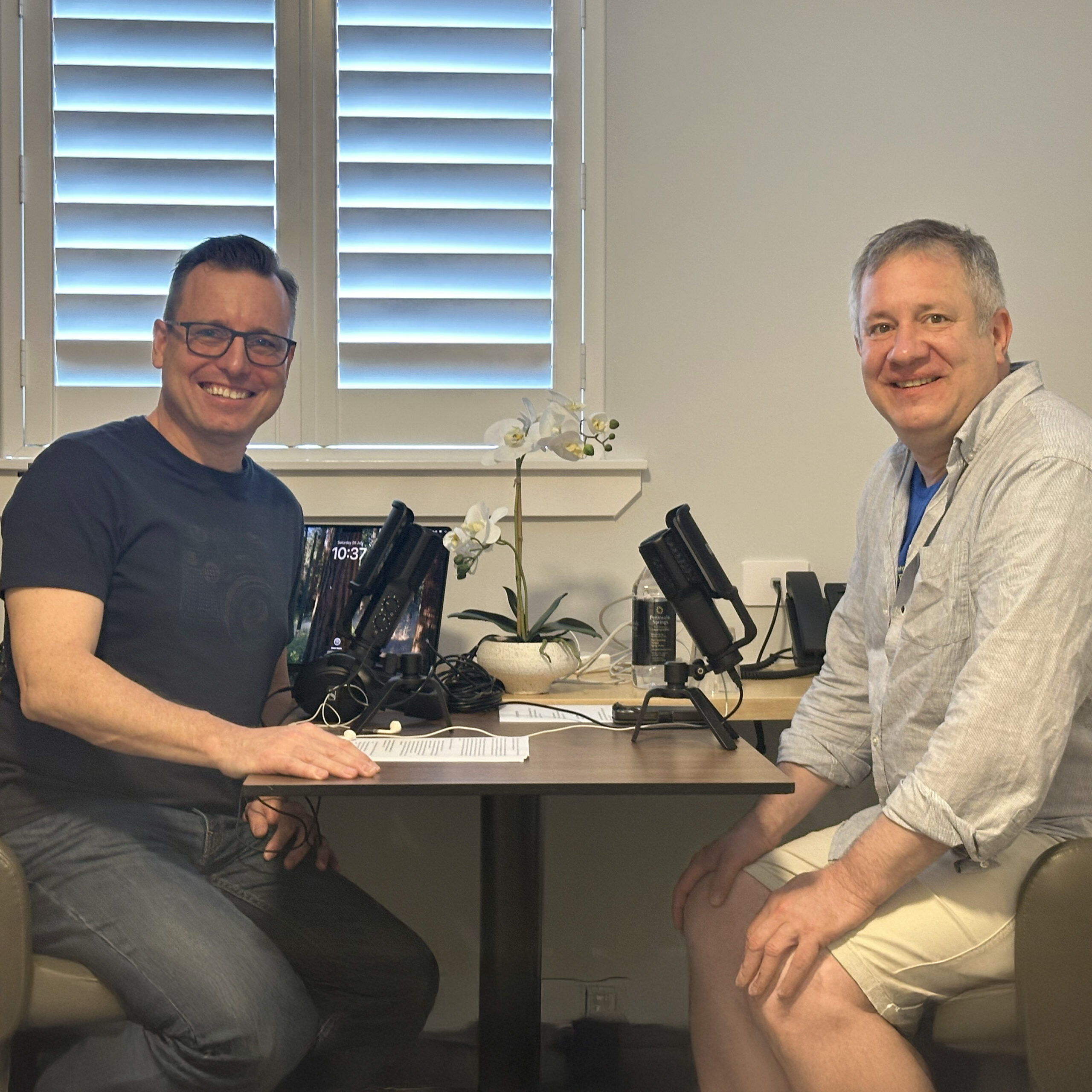 Stefan Dohr with Simon Moore
